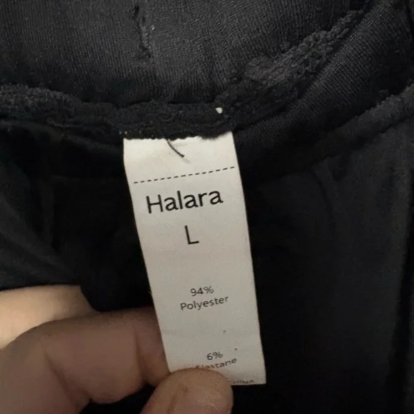 HALARA Classic Black wide leg cargo pants - Picture 3 of 4